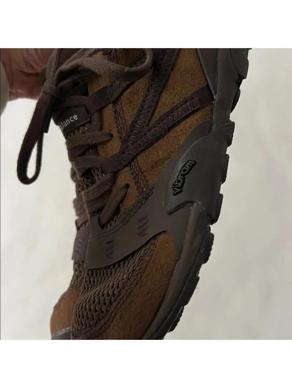 New Balance x District Vision MT100 Desert Palm Brown Vibram Trail Shoe 8M/9.5W - Picture 6 of 10